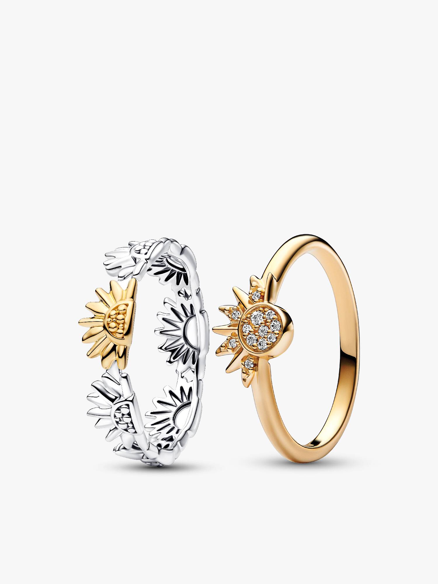 Set de Anillos Sol y Girasoles