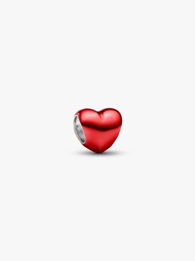 Mini charm Corazón Metálico Rojo
