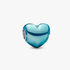 Charm Corazón Metálico Azul Cielo Charm Corazón Metálico Azul Cielo