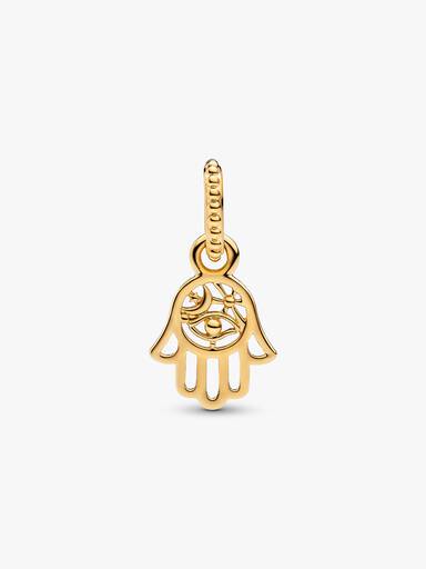 Charm colgante de Mano de Hamsa protectora
