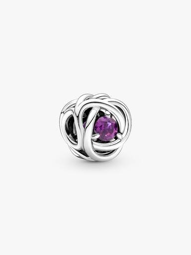 Charm Círculo Eternidad de Febrero