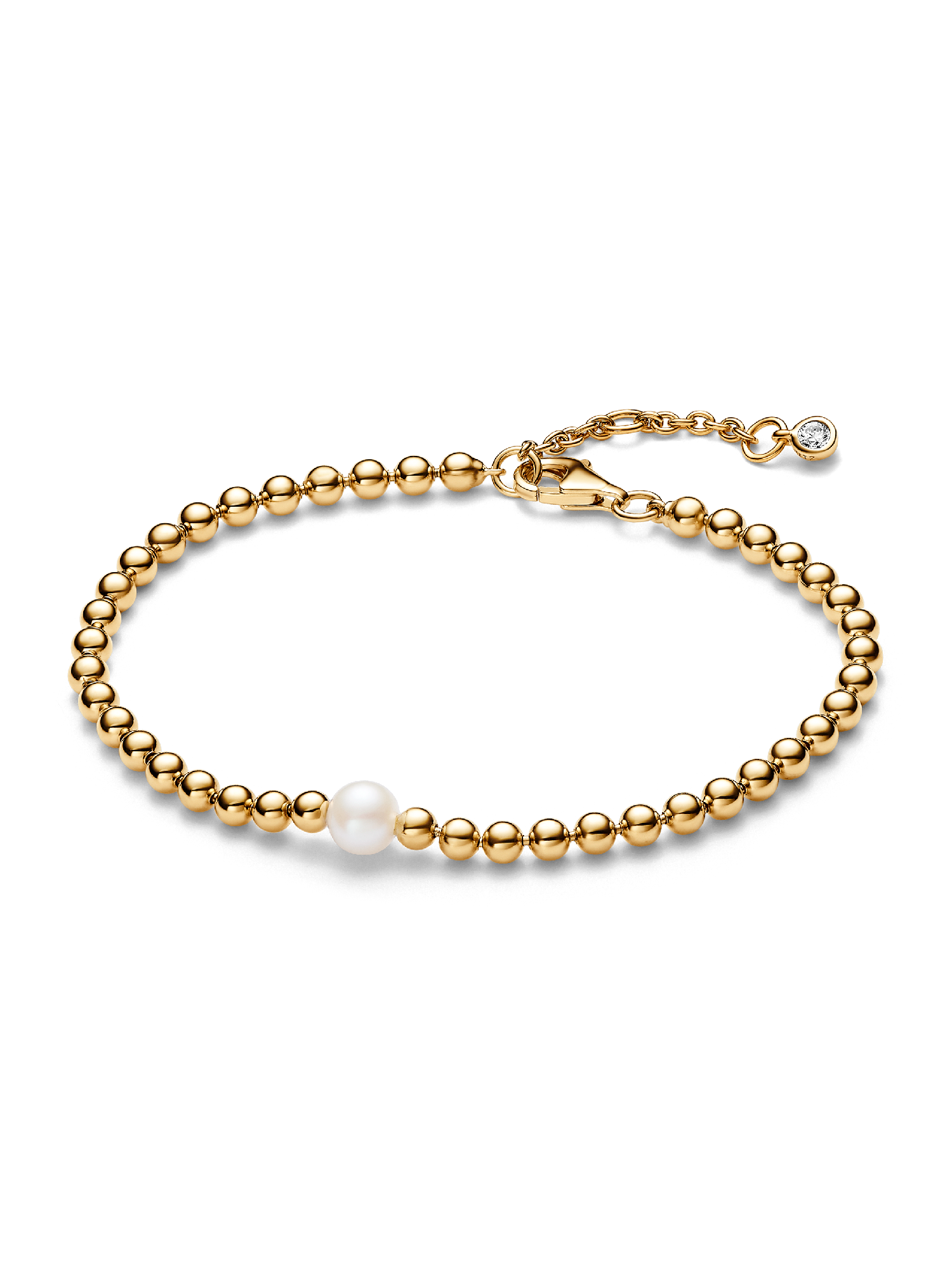 Brazalete Perla Cultivada de Agua Dulce Tratada y Abalorios