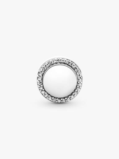 Charm Redondo Plateado