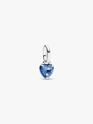 Charm Mini Colgante Corazón Chakra Azul Pandora ME