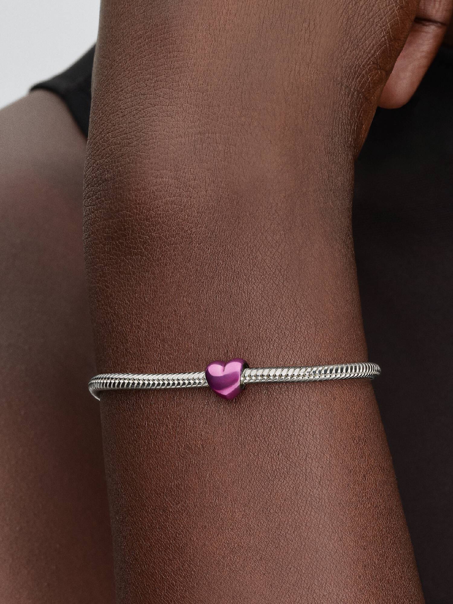 Mini Charm Corazón Rosado
