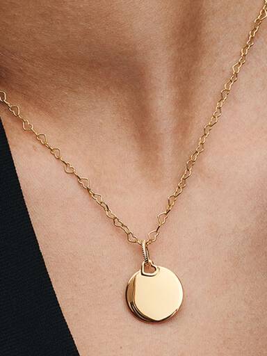 Charm colgante Placa redonda grabable