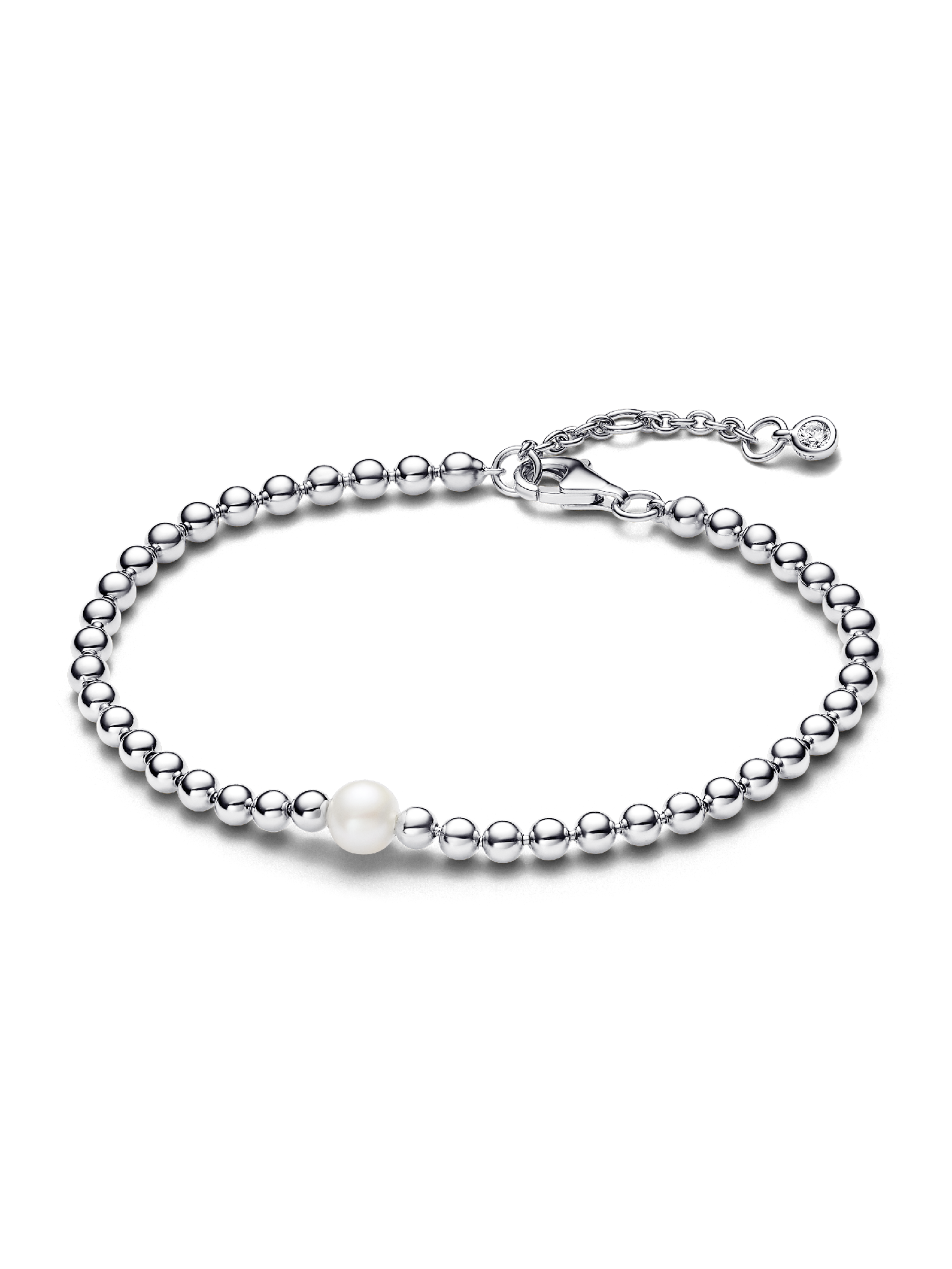 Brazalete Perla Cultivada de Agua Dulce Tratada y Abalorios