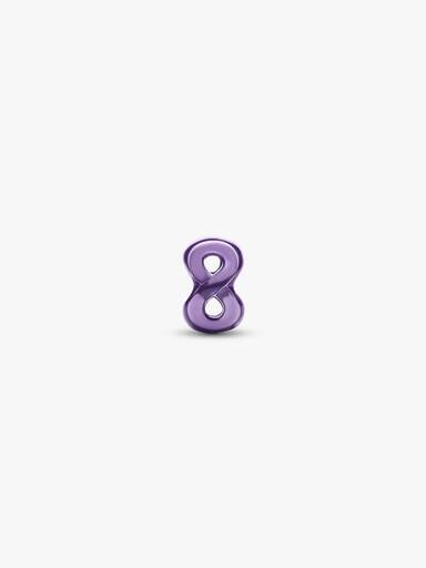 Mini Charm Infinito Púrpura