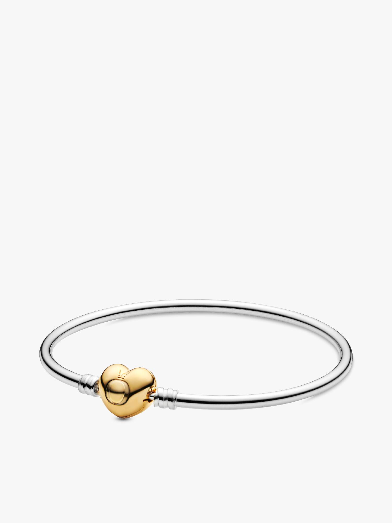 Pulsera Rígida Corazón Logotipo de Pandora