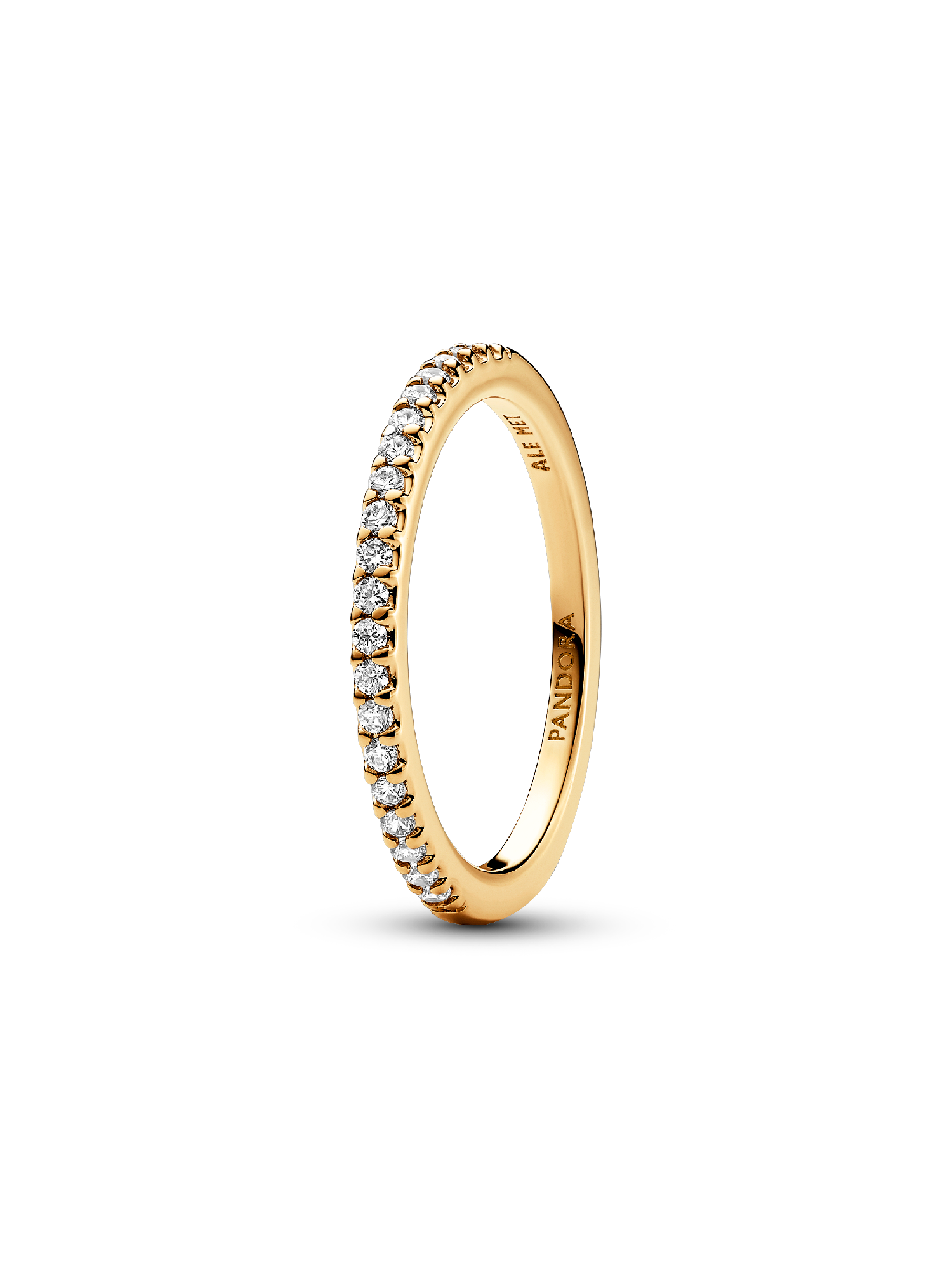Anillo banda brillante