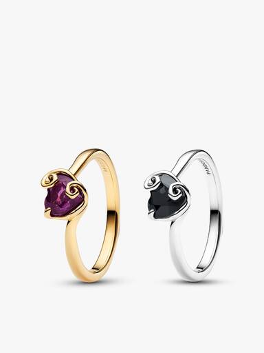 Set de Anillos Disney Jack y Sally de El Extraño Mundo de Jack
