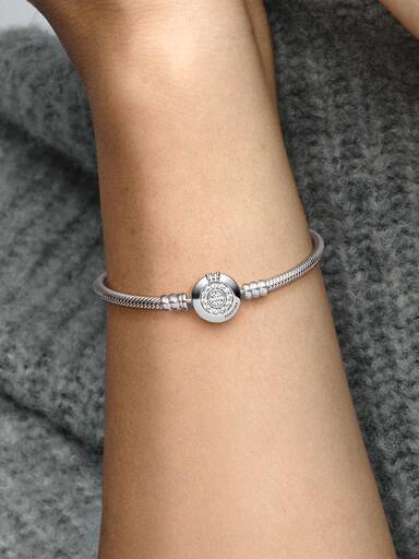 Brazalete de cadena de serpiente Corona O resplandeciente