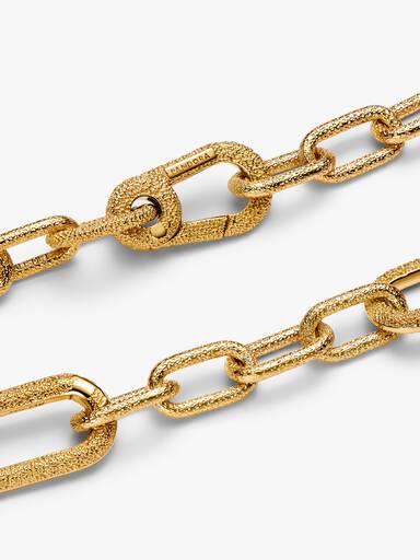 Brazalete de cadena de eslabones pequeños