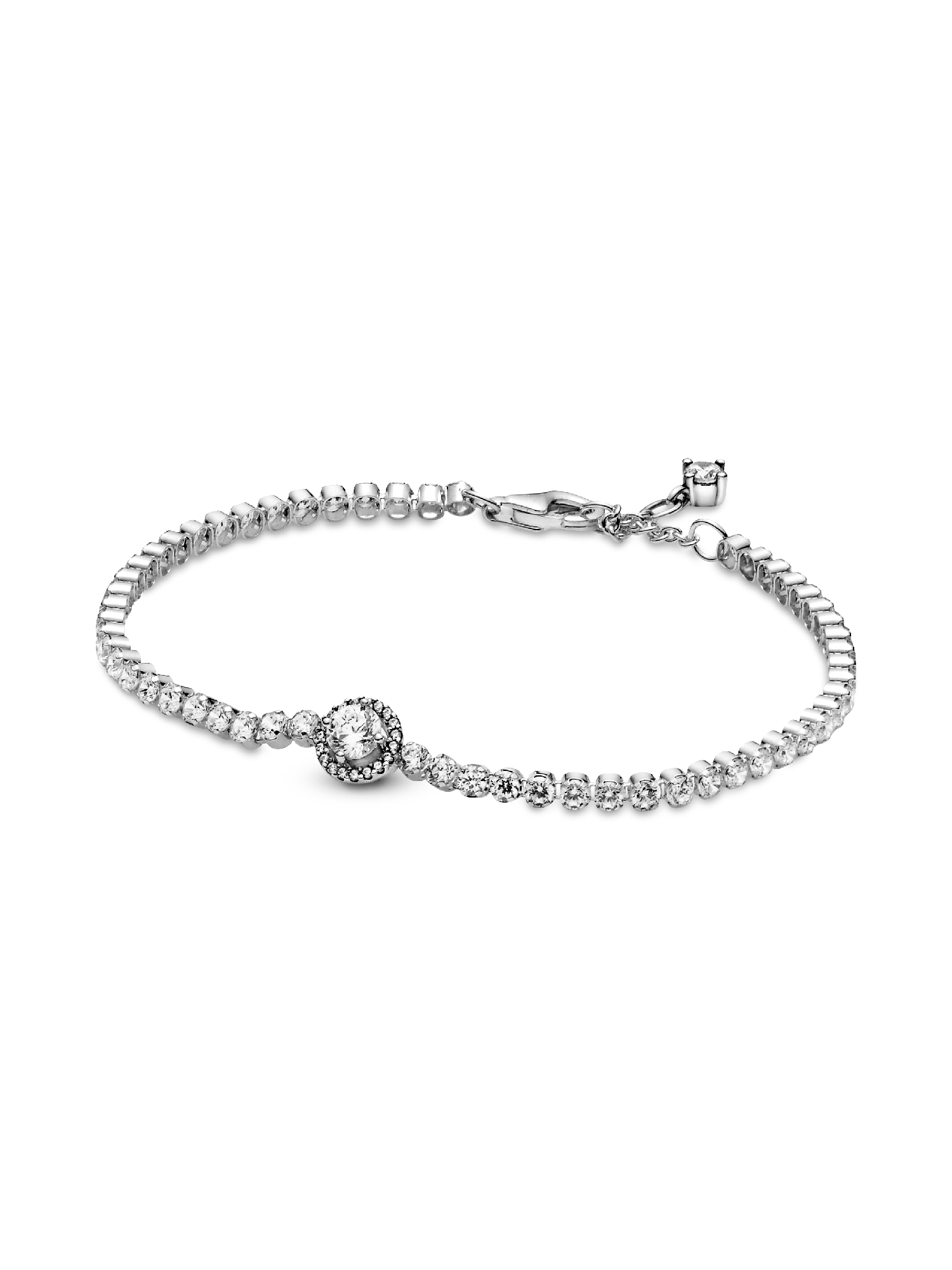 Brazalete de tenis Halo reluciente