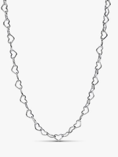 Collar Collier Corazones entrelazados