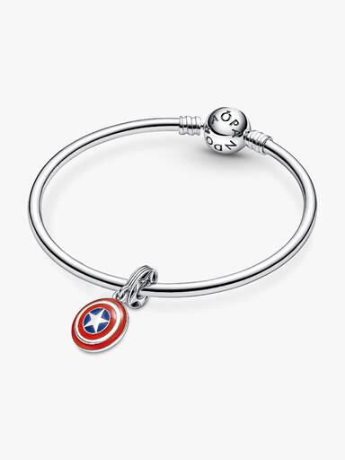 Charm colgante Escudo del Capitán América de The Avengers de Marvel