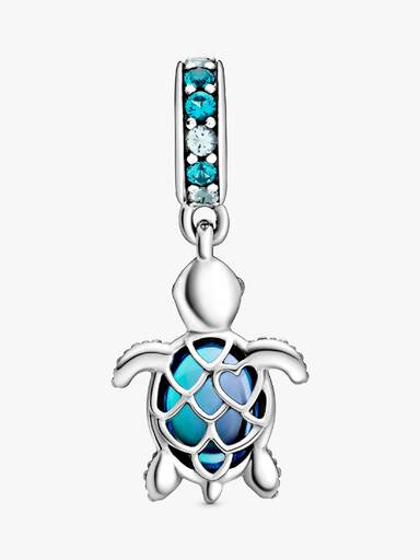 Charm colgante Tortuga de mar de cristal Murano