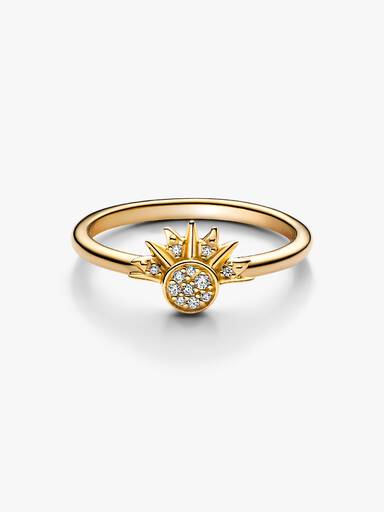 Anillo Sol Celestial reluciente