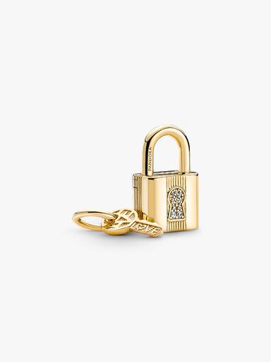 Charm colgante Candado y llave
