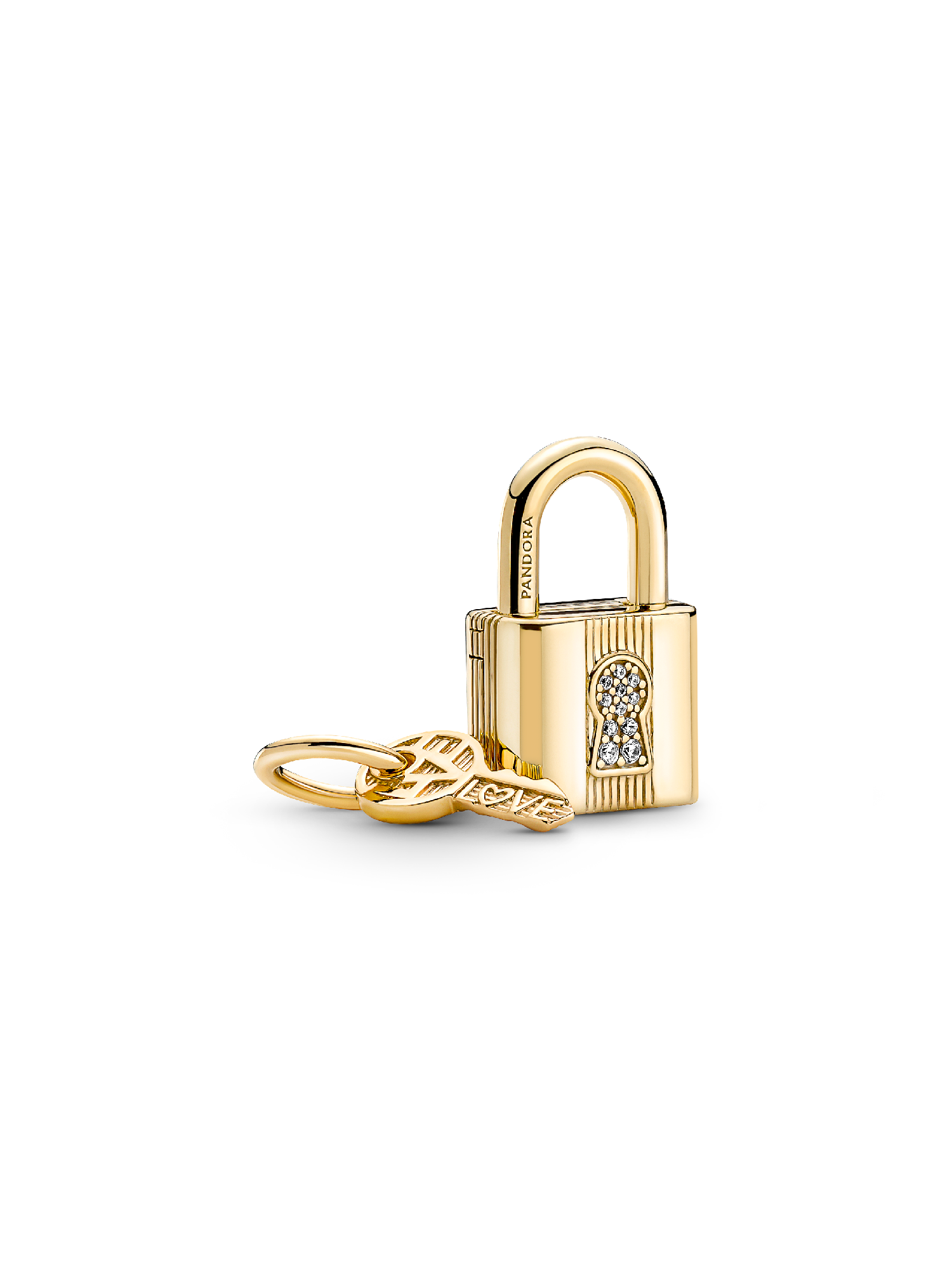 Charm colgante Candado y llave