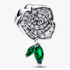 Charm Rosa Brillante en Flor Charm Rosa Brillante en Flor