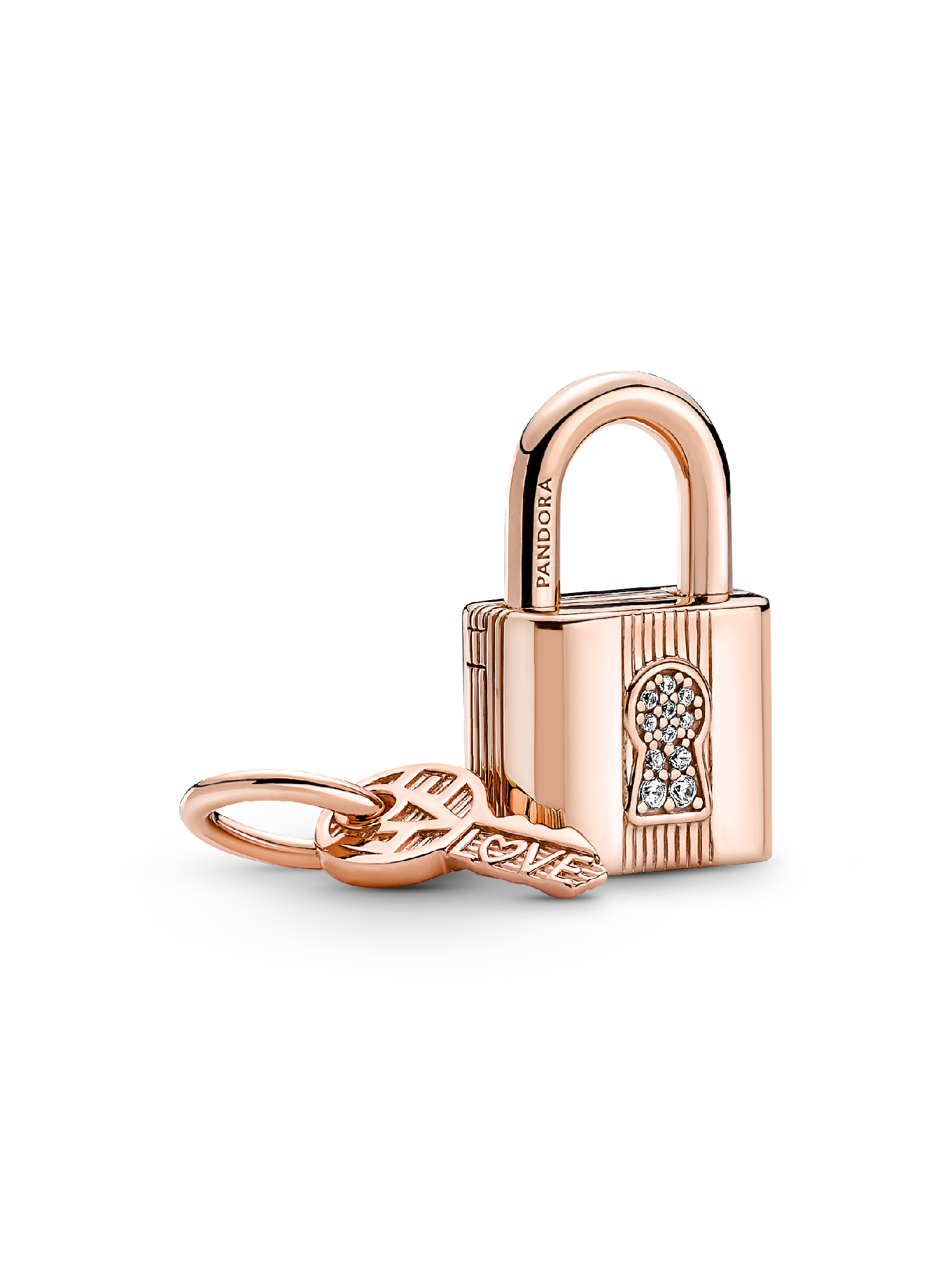 Charm colgante Candado y llave