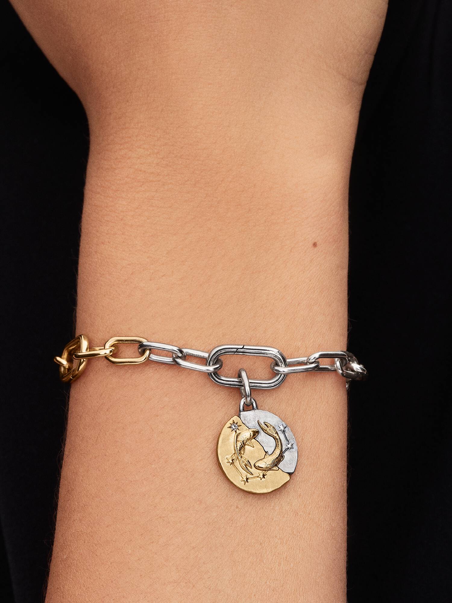 Charm Medallón Signo Zodiacal Piscis