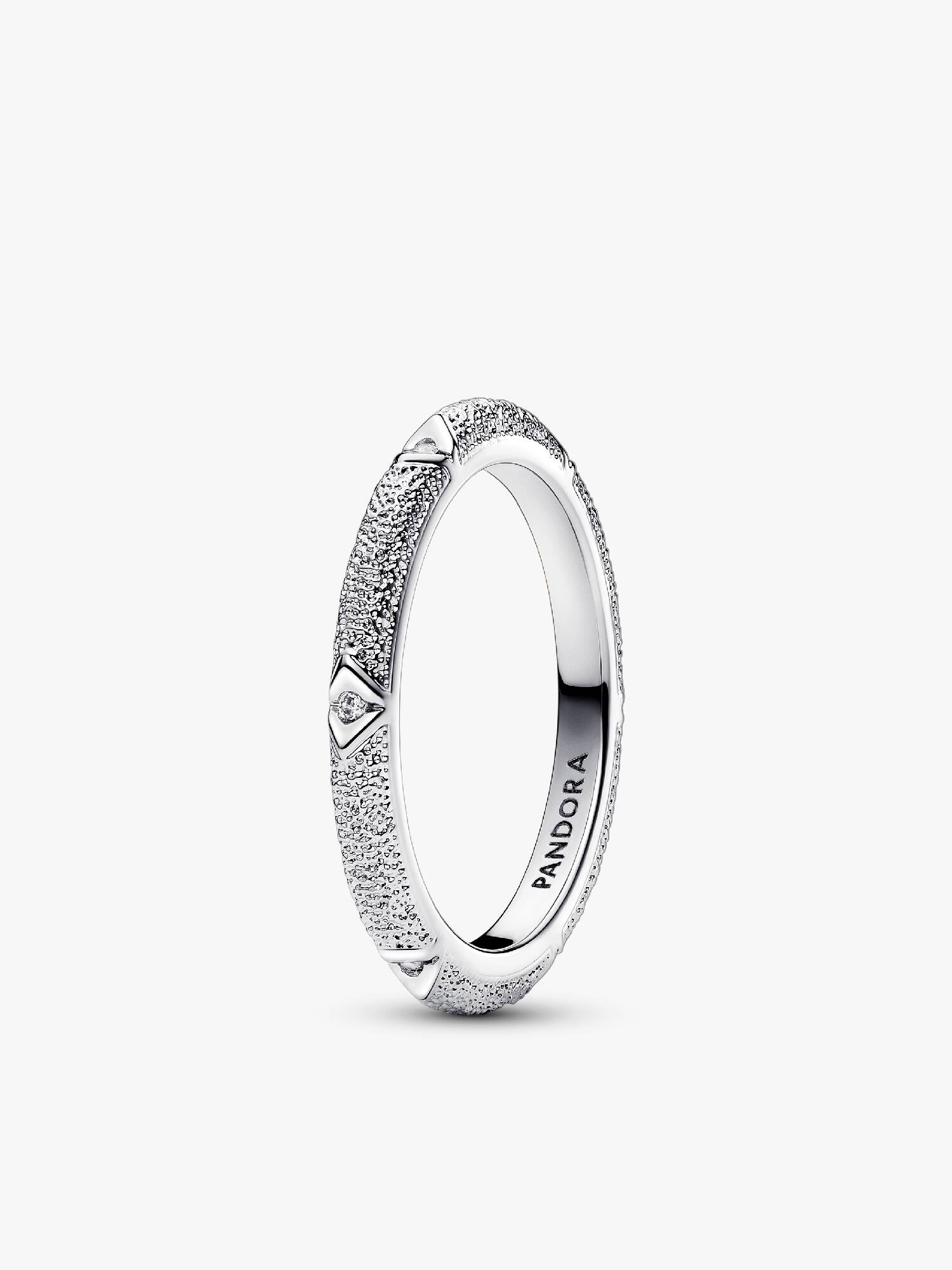 Anillo Textura y Gemas