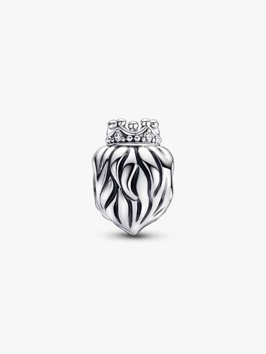 Charm León real Pandora Plata Esterlina