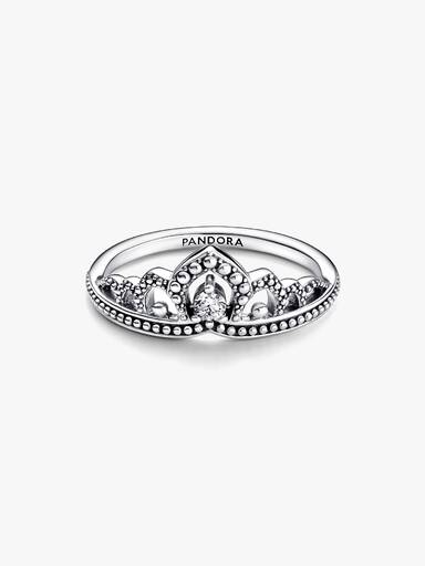 Anillo Tiara real con abalorios
