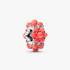 Charm Océano de color coral Charm Océano de color coral
