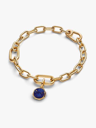 Charm Mini Medallón azul grabable