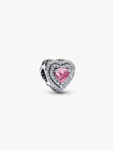 Charm Corazones relucientes en niveles