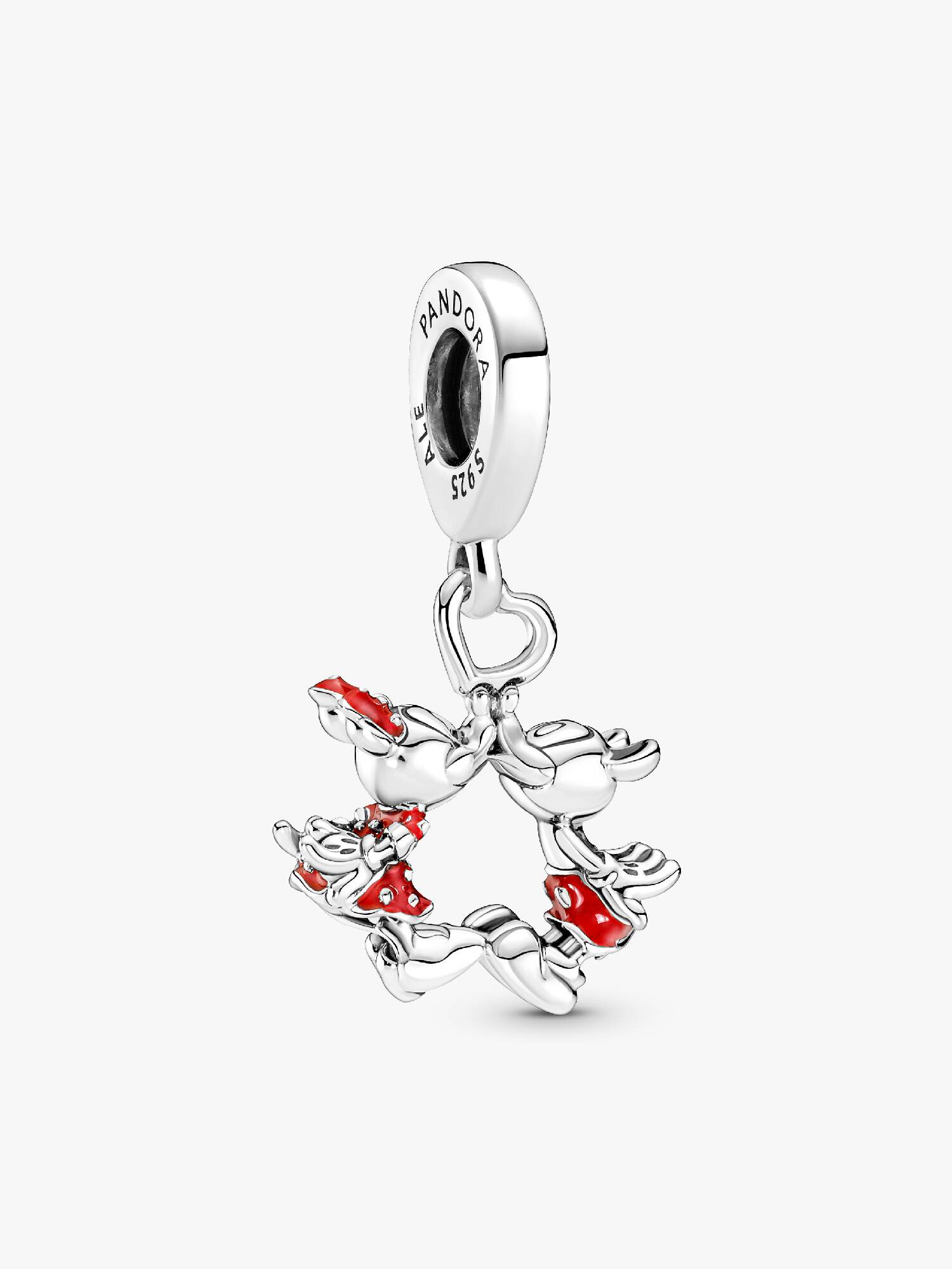 Charm colgante Beso de Mickey Mouse y Minnie Mouse de Disney
