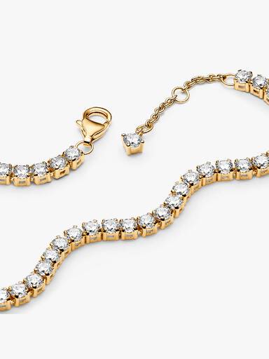 Brazalete de tenis brillante
