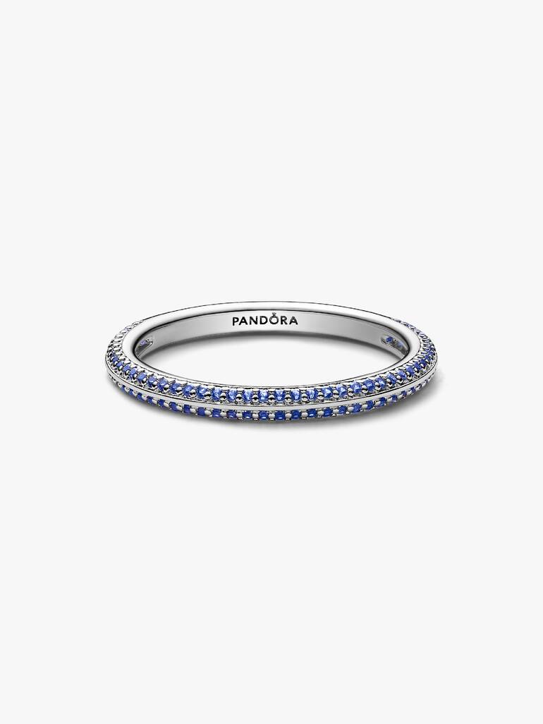Anillo de Pavé azul Pandora ME