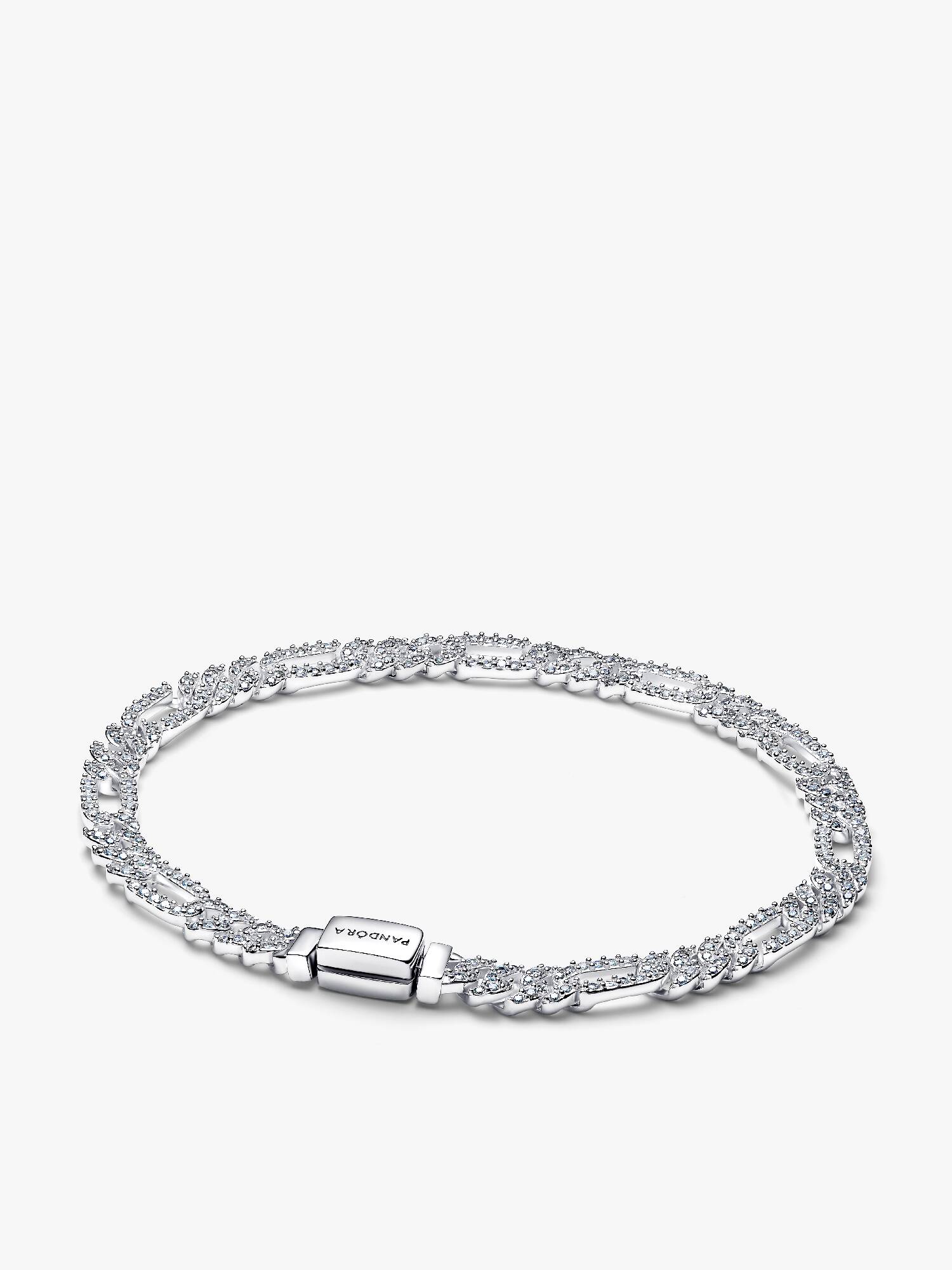 Brazalete de cadena cubana ovalada