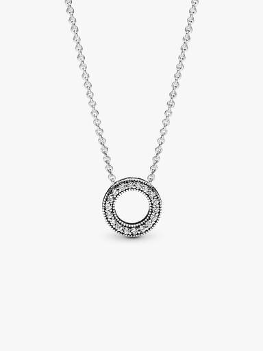 Collar collier círculo de pavé