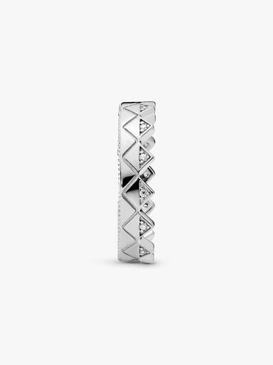Charm Colgante Doble Grabable Torre Eiffel de París con Diamante Creado en Laboratorio
