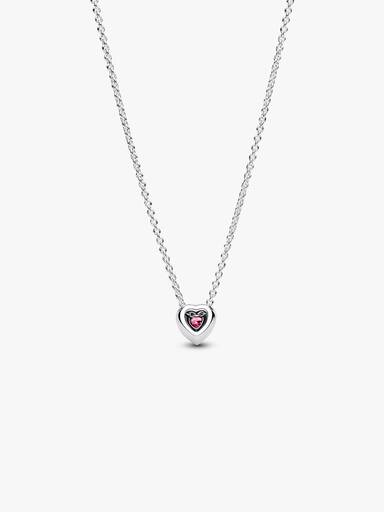 Collar Corazón en Relieve