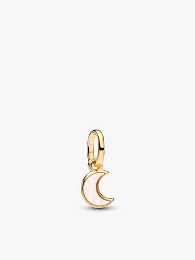 Set de joyas Luna creciente blanca
