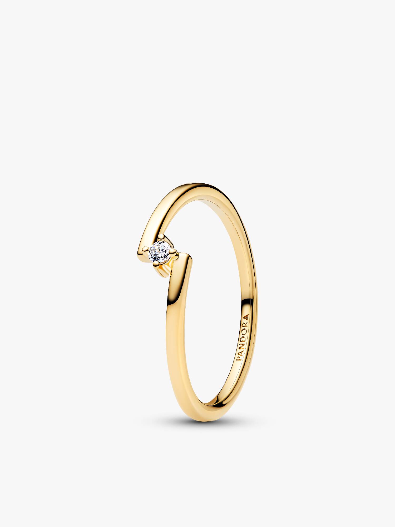 Anillo Solitario Dividido