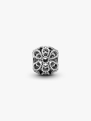 Charm Flor calada con cuentas