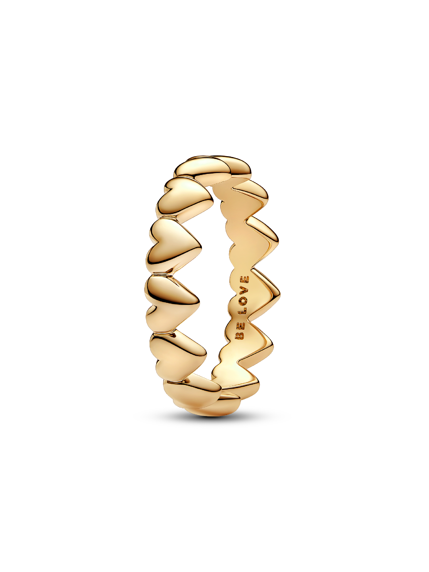 Anillo Fila de Corazones