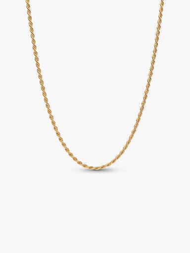 Collar de cadena de cuerda
