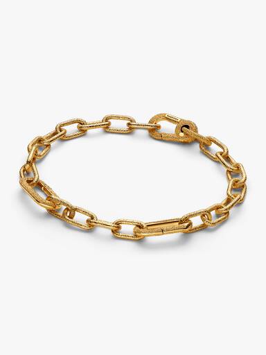 Brazalete de cadena de eslabones pequeños
