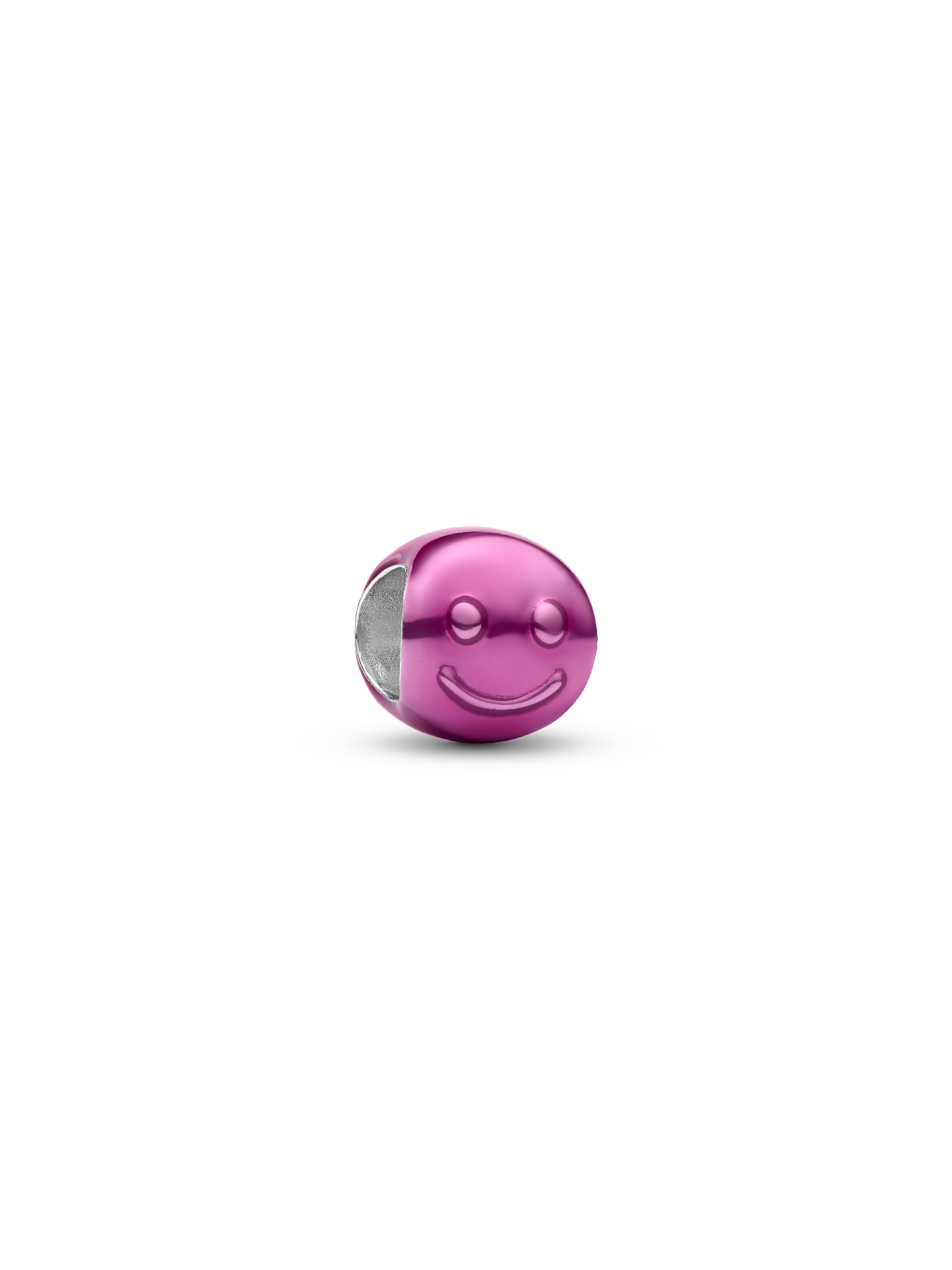 Mini Charm Carita Feliz Rosa