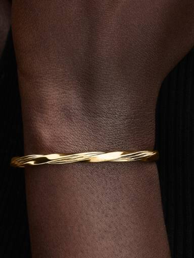 Brazalete trenzado abierto