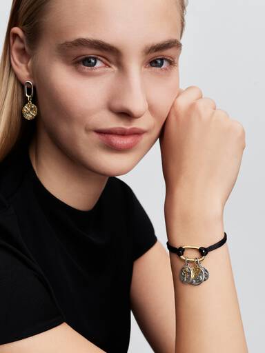 Brazalete de cadena de cuerda que se puede abrir