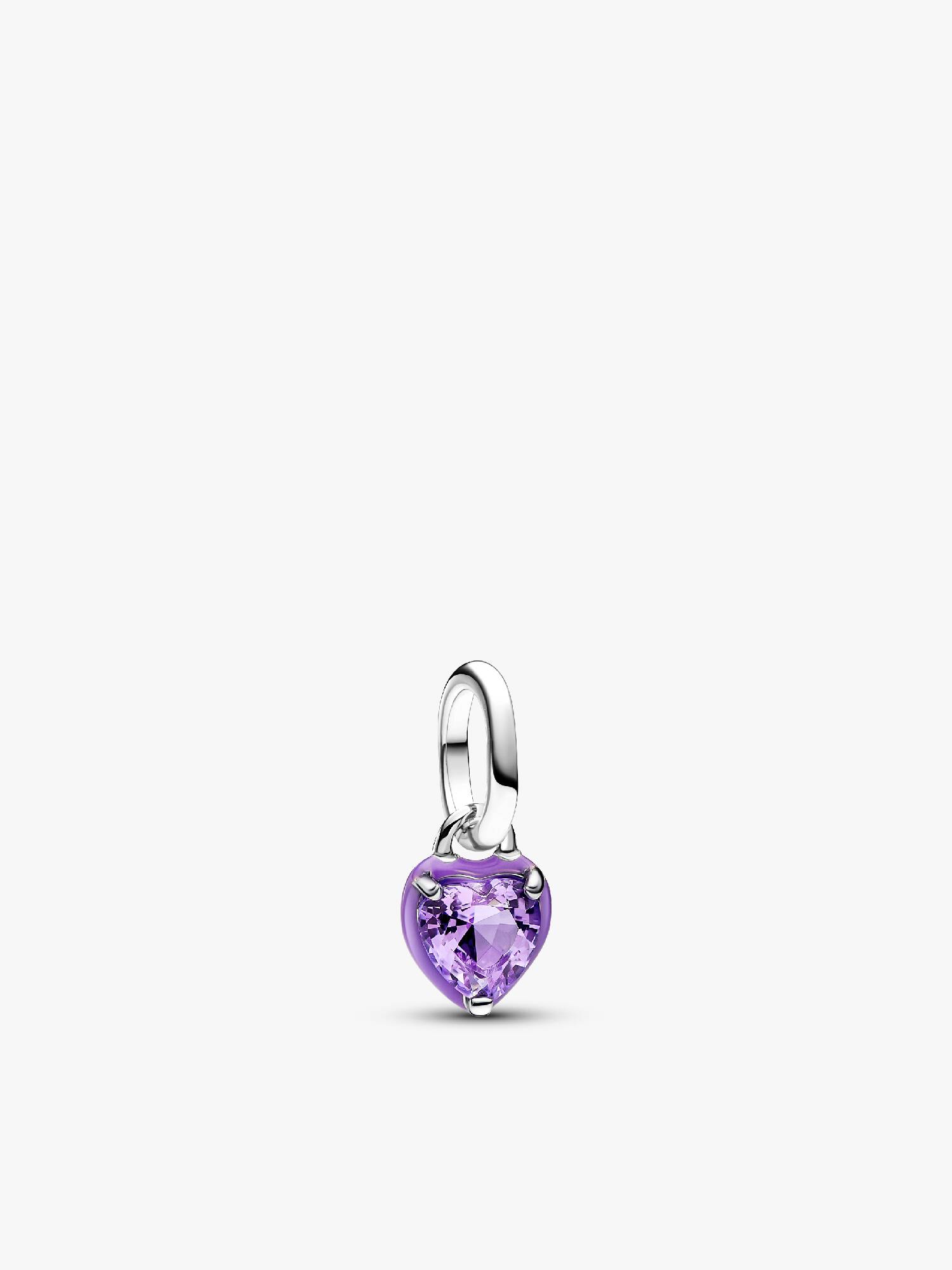 Charm Mini Colgante Corazón Chakra Púrpura Pandora ME